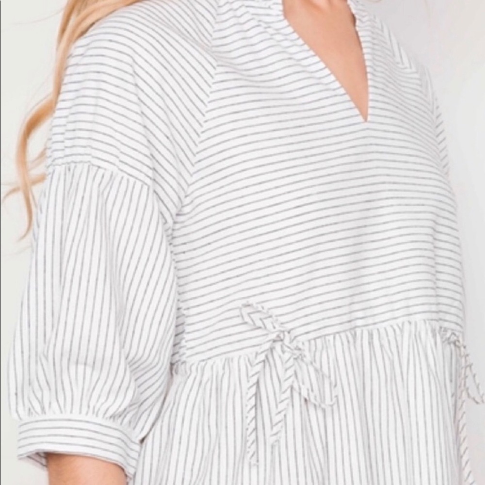 💐IVORY V-NECK DRESS💐